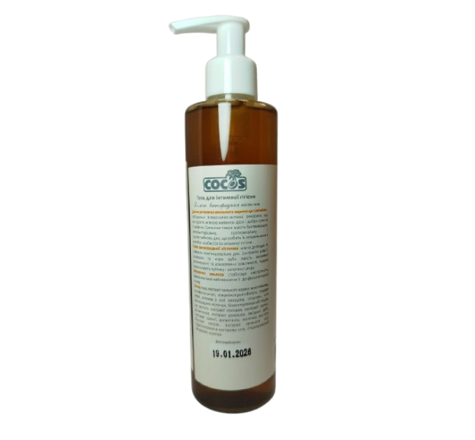 Натуральний гель для інтимної гігієни Cocos з олією виноградної кісточки 250 мл