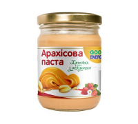 Арахісова паста Good Energy crunch полуниця 250 г