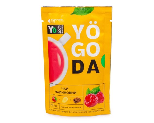 Чай YOGODA малина-імбир-кориця 50 г