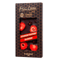 Крафтовий шоколад MonLasa чорний 70% з полуницею, малиною та ожиною на меду 80 г