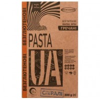 Макароны без глютена Pasta UA гречневые (спиральки) ТМ Healthy Generation 300 г Макароны без глютена Pasta UA гречневые (спиральки) ТМ Healthy Generation 300 г