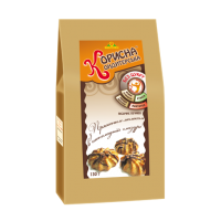 Печенье "Корисна Кондитерська с топленым молоком в шоколаде" со стевией (без сахара), 130 г