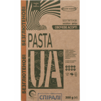 Макарони без глютену Pasta UA овочеві (спіральки)  ТМ Healthy Generation 300 г