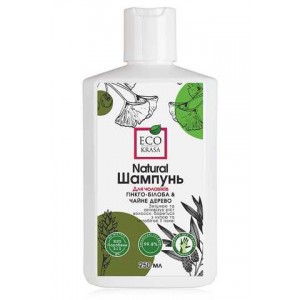 Шампунь EcoKrasa для мужчин гинкго-билоба и чайное дерево 250 мл