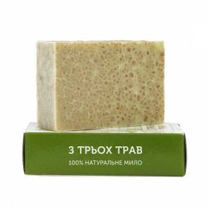 Мыло Яка Из трёх трав, 75 г
