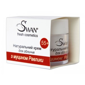 Натуральный крем Swan для лица с муцином улитки 55+ 50 мл