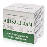 Апібальзам Апіпродукт антибактеріальний і заспокіливиий 30 мл Апібальзам Апіпродукт антибактеріальний і заспокіливиий 30 мл
