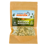 Семена конопли очищенные Доброїж 100 г