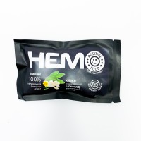 Батончик Positive Food HEMO кунжут у чорному шоколаді без цукру 40 г