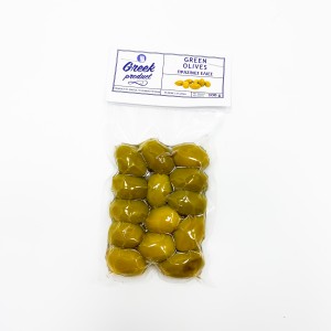 Оливки зеленые с косточкой Greek Product 100 г