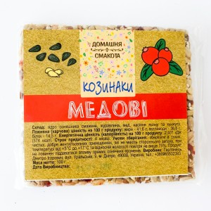 Козинаки медовые "Домашня смакота", 100 г