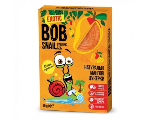 Натуральные конфеты Bob Snail Манго 60 г