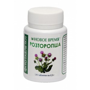 Фітотаблетки Розторопша Новий Час 120 шт.