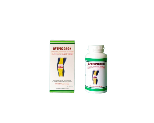 Артрозолон з глюкозаміном і хондроітином для суглобів 60 капс