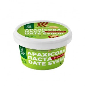 Арахісова паста Green Lane DATE SYRUP з фініковим сиропом, без цукру 500 г