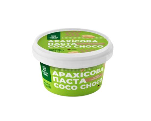 Арахисовая паста-кранч Green Lane COCO CHOCO CRUNCH с кокосом и белым шоколадом 500 г