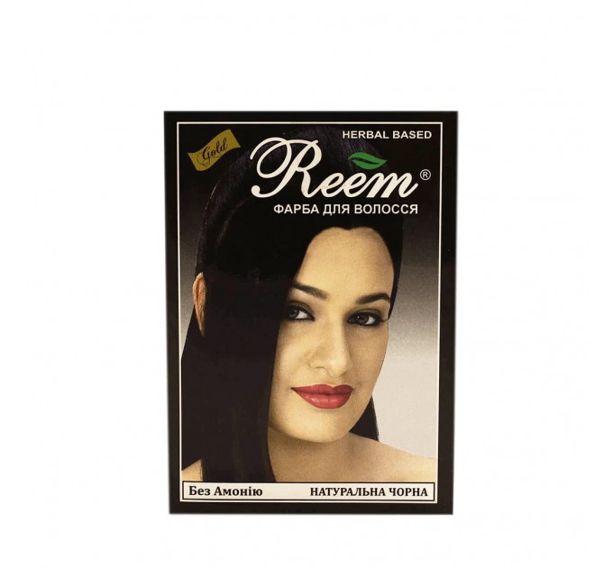 Безаміачна фарба для волосся Reem Gold чорна, 60 г